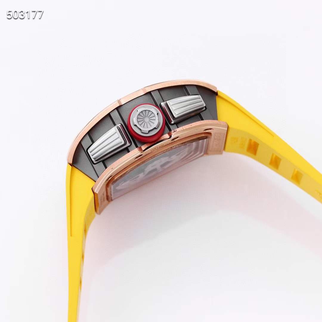 리차드밀 2023 RM011 FM 엘로우스트랩 시계 워치